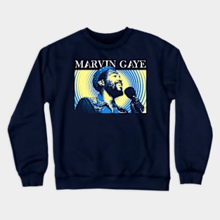 Classic Marvin Gaye Light Blue Crewneck Sweatshirt